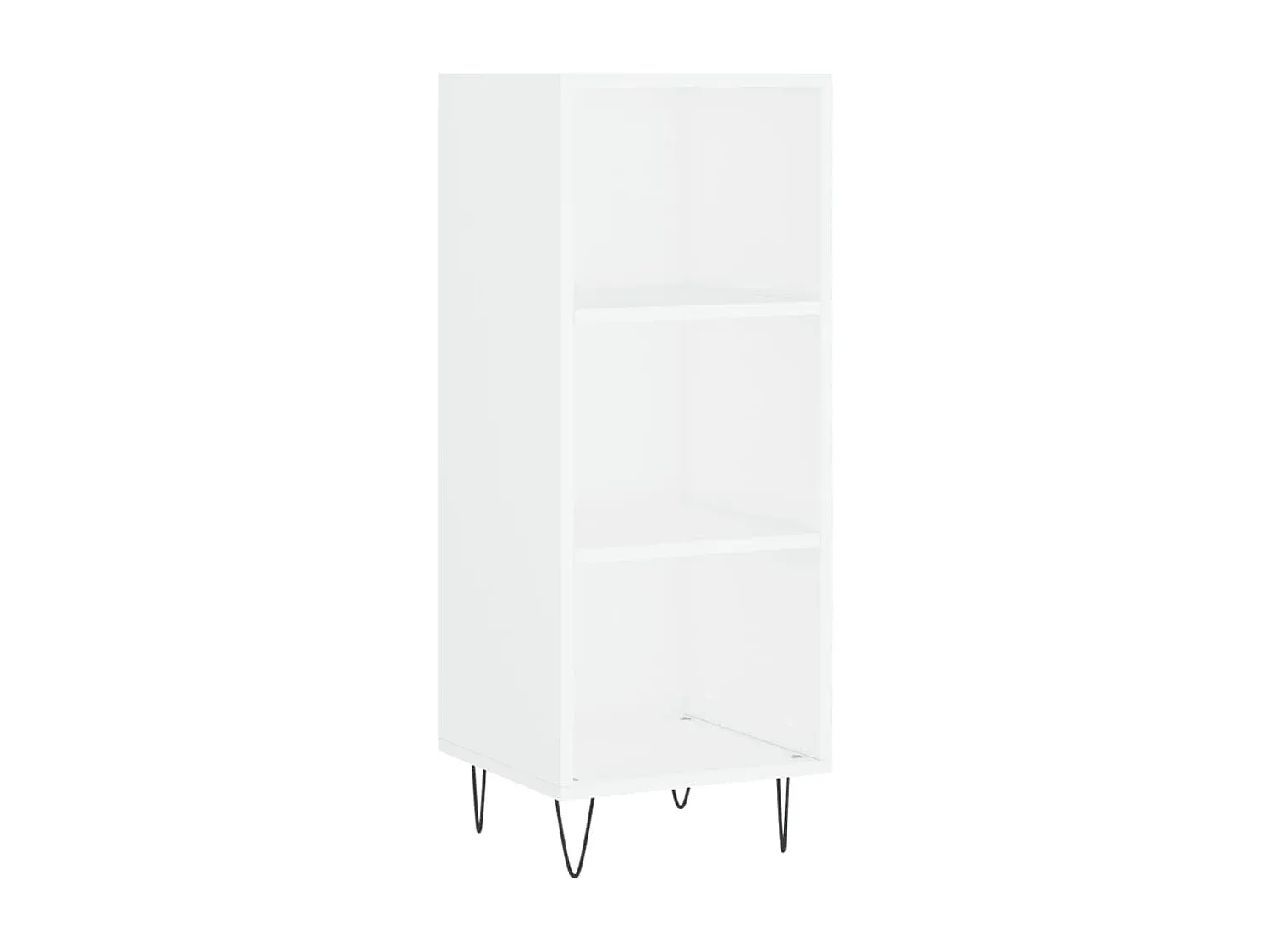 Elegantes Weißes Sideboard aus Holzwerkstoff 90 cm-nestelivoa.com