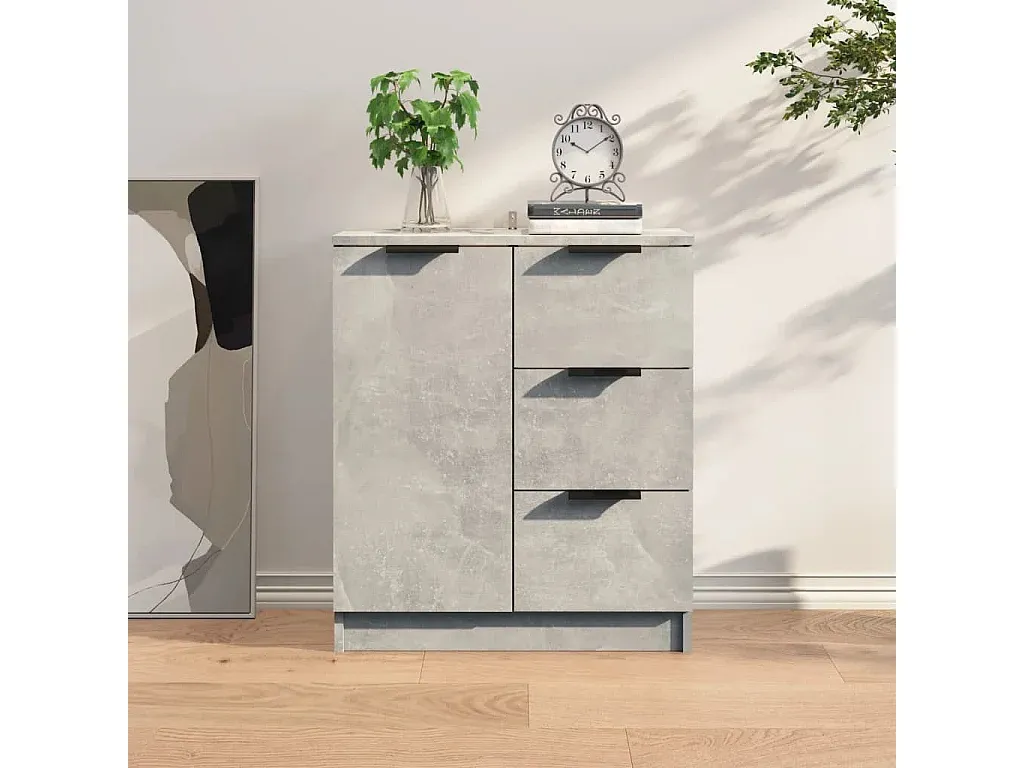 Praktisches Sideboard in Betongrau mit Stauraum-nestelivoa.com