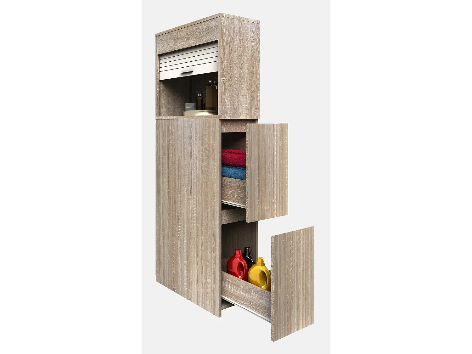 Moderne Badezimmer-Organisation mit Schubladensystem-nestelivoa.com