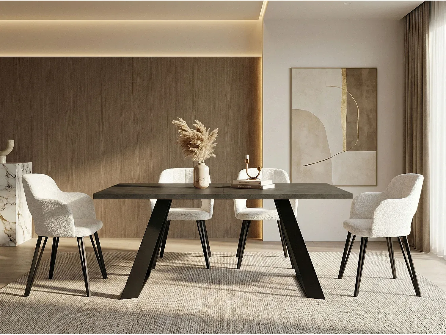 Esszimmer und Küche,Esszimmermöbel,Ausziehbarer Tisch-nestelivoa.com