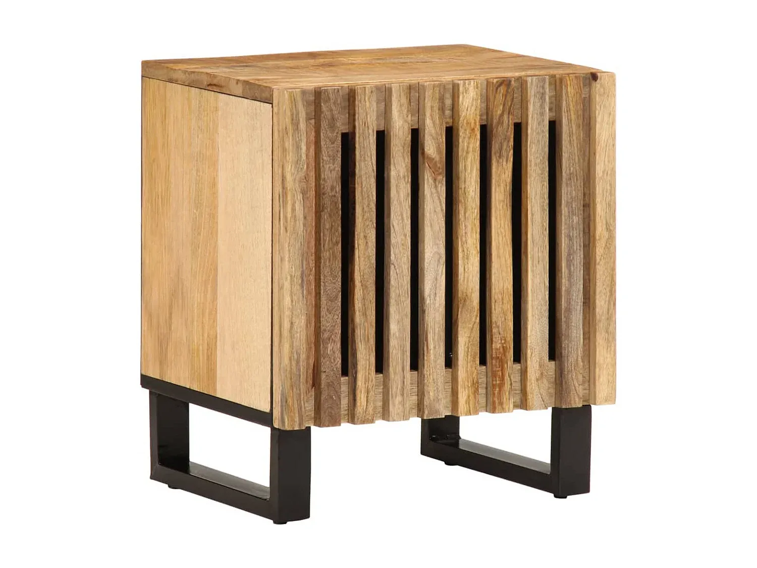 Nachttisch-Set aus Mangoholz, 2-teilig, 40x34x46 cm-nestelivoa.com