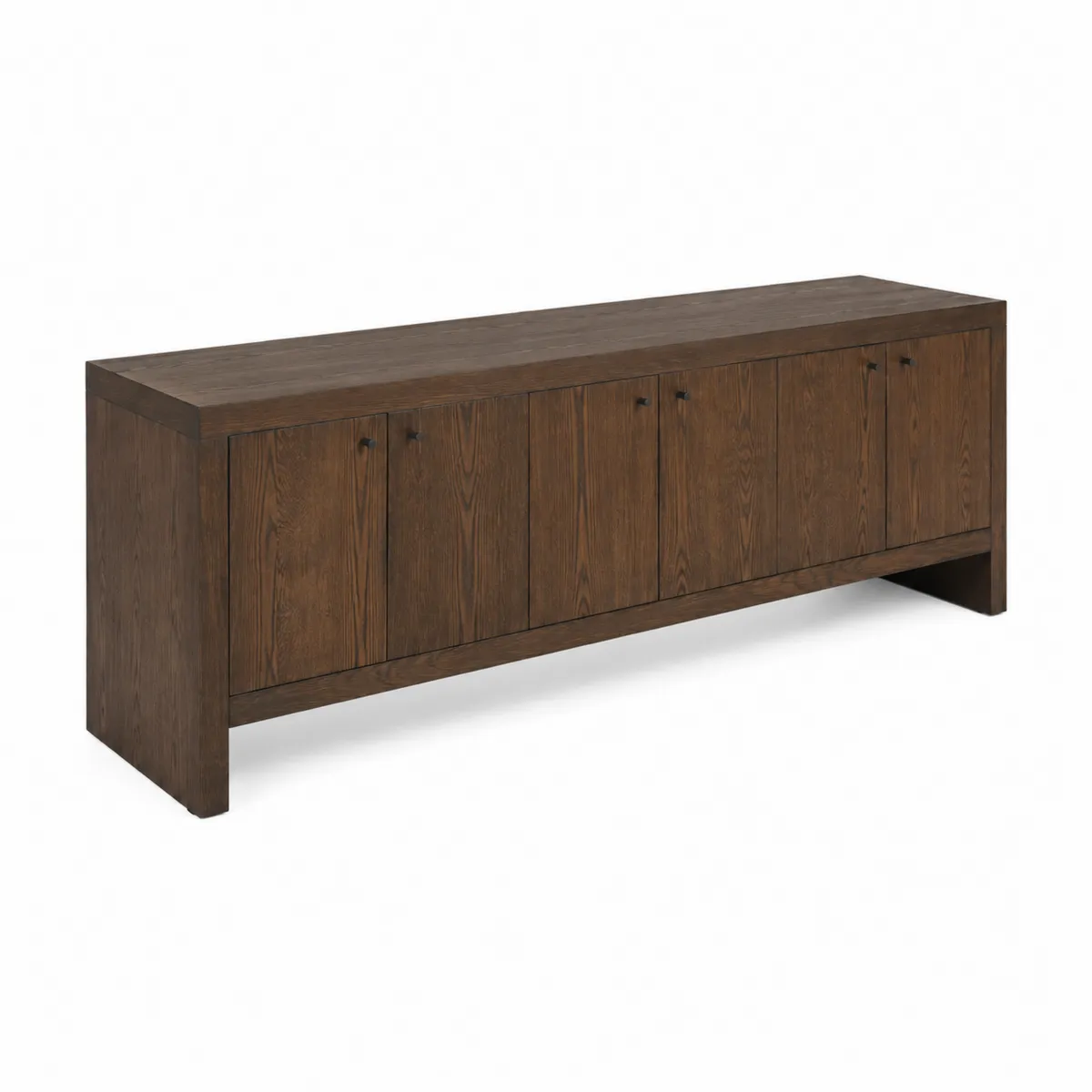 Mobile TV in legno con ante marroni 200x40x60 cm-xeltrivol
