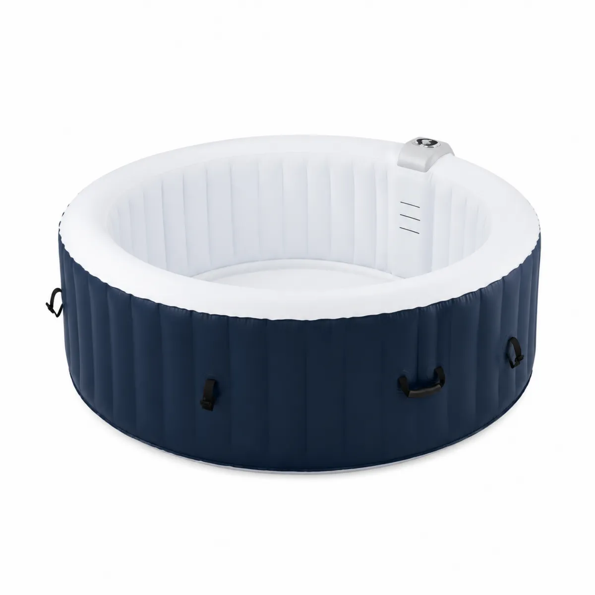 Vasca idromassaggio gonfiabile rotonda in PVC Blu/Bianco-xeltrivol