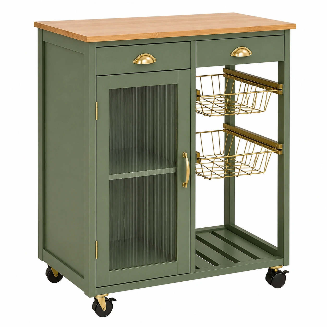 Carro auxiliar Verde oliva-SelviaSpace