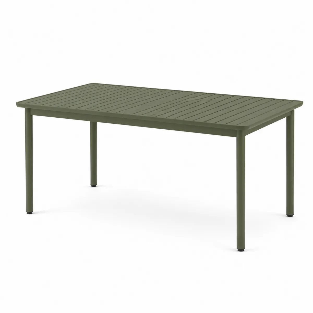 Gartentisch Aluminium Rechteckig 150x90x75 cm Grün