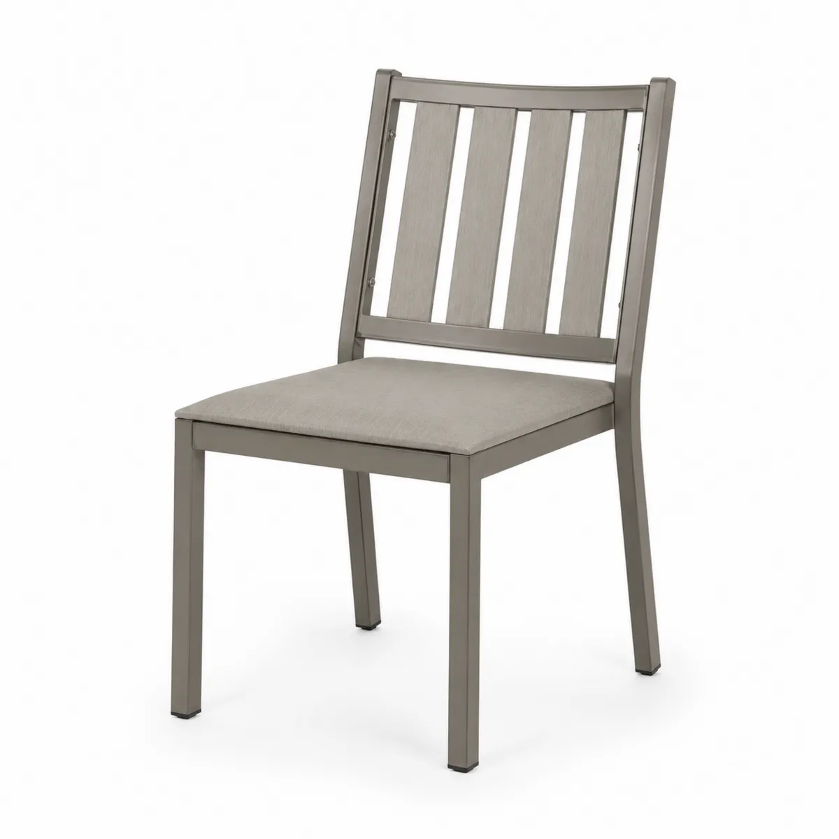 Metallstuhl mit Textilene-Sitz Beige