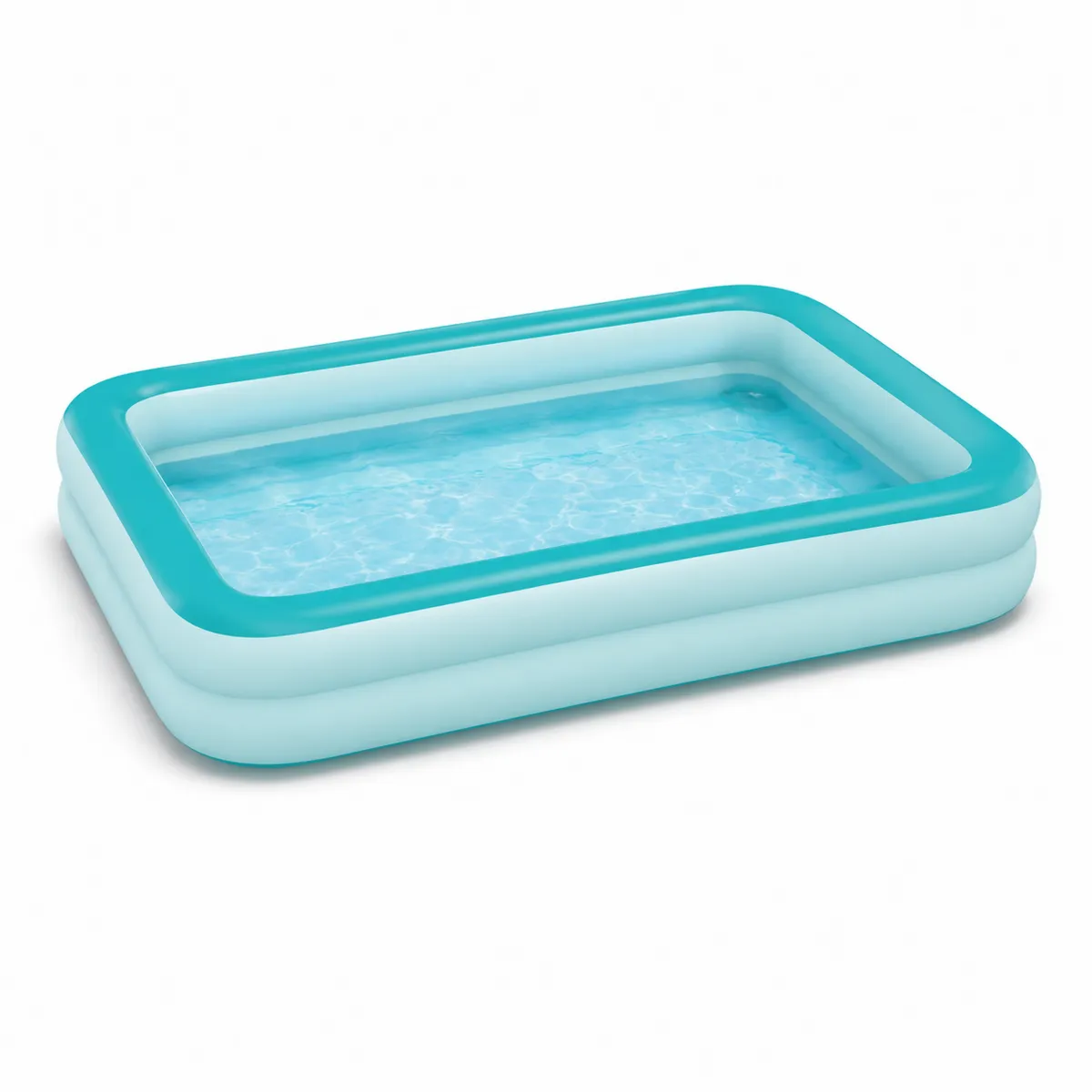 Rechteckiger aufblasbarer Pool PVC 305cm x 183cm x 56cm Türkis