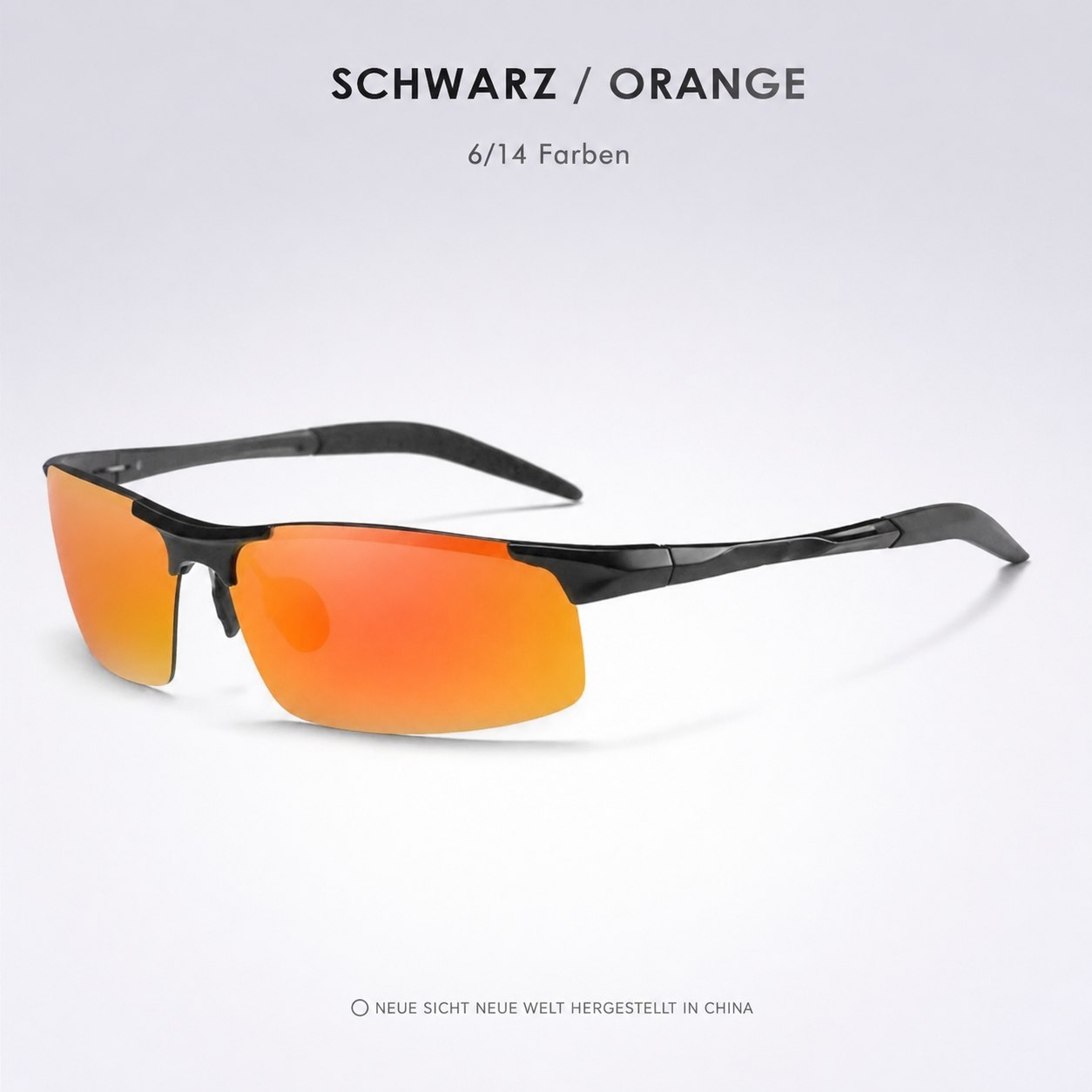 2026🔥 Photochromatische Sonnenbrille mit entspiegelten, polarisierten Gläsern