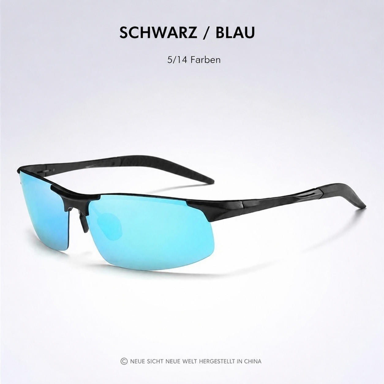2026🔥 Photochromatische Sonnenbrille mit entspiegelten, polarisierten Gläsern