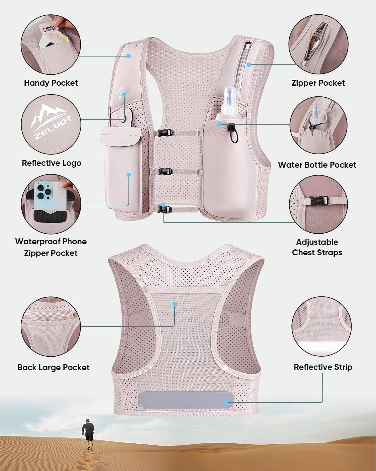 🔥Last Day Only €26.99💛Running Vest for Women Men🔥Buy 2 Free Shipping& 10% off