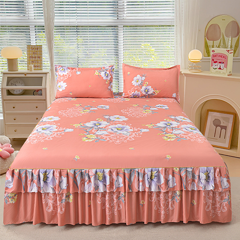 💖 Großer Sale – 50 % Rabatt 🛏️☁️ 3-teiliges Rüschen-Bettuch-Set