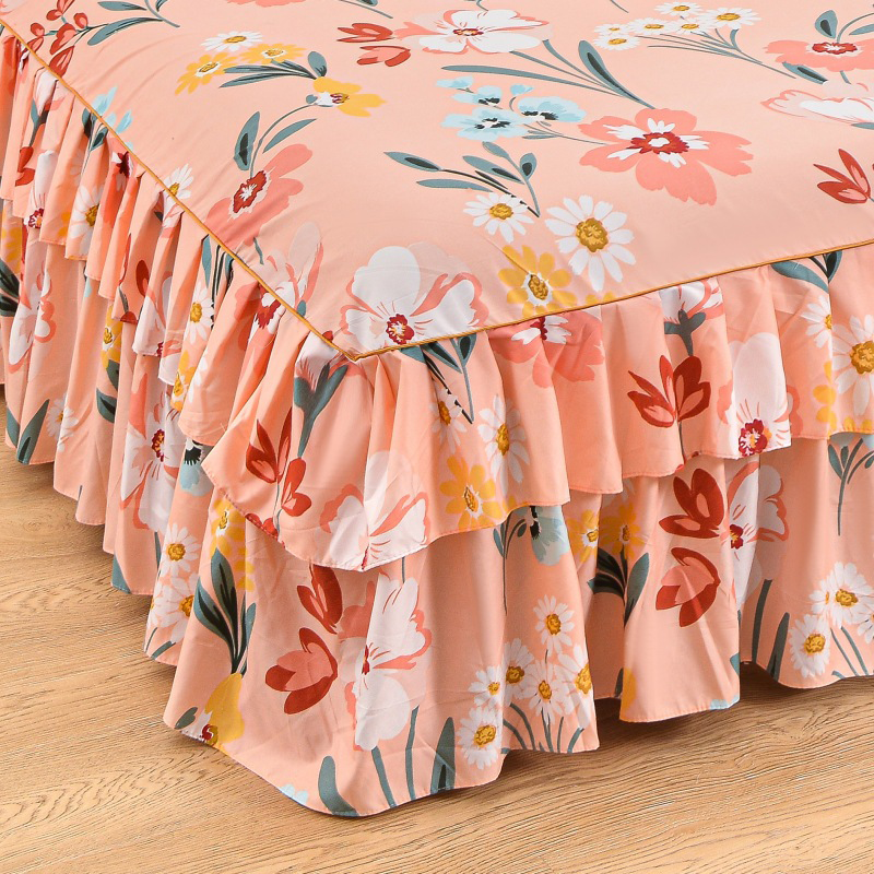 💖 Großer Sale – 50 % Rabatt 🛏️☁️ 3-teiliges Rüschen-Bettuch-Set