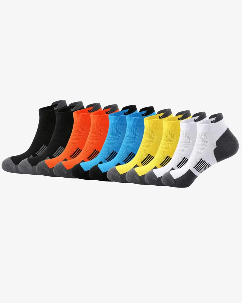 Herren 15‑Paar Atmungsaktive Knöchelsocken aus Mesh – Leicht, Bunt, Bequemer Sitz für Wandern & Fitness---15 Paar für nur 32 € & kostenloser Versand!
