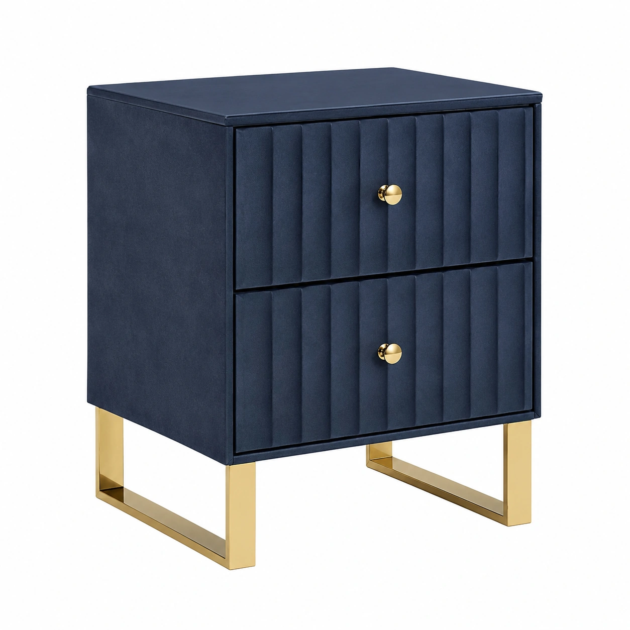 Mesa auxiliar Azul marino-woodvique