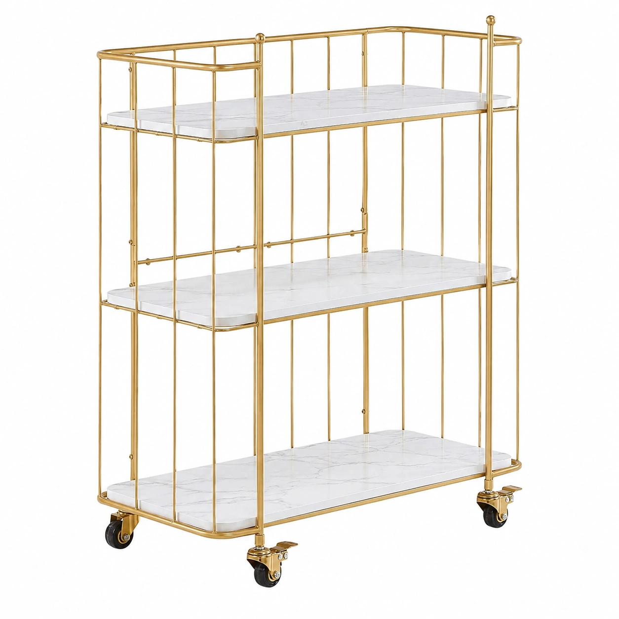 Estanteria Marble Gold Luxe-woodvique