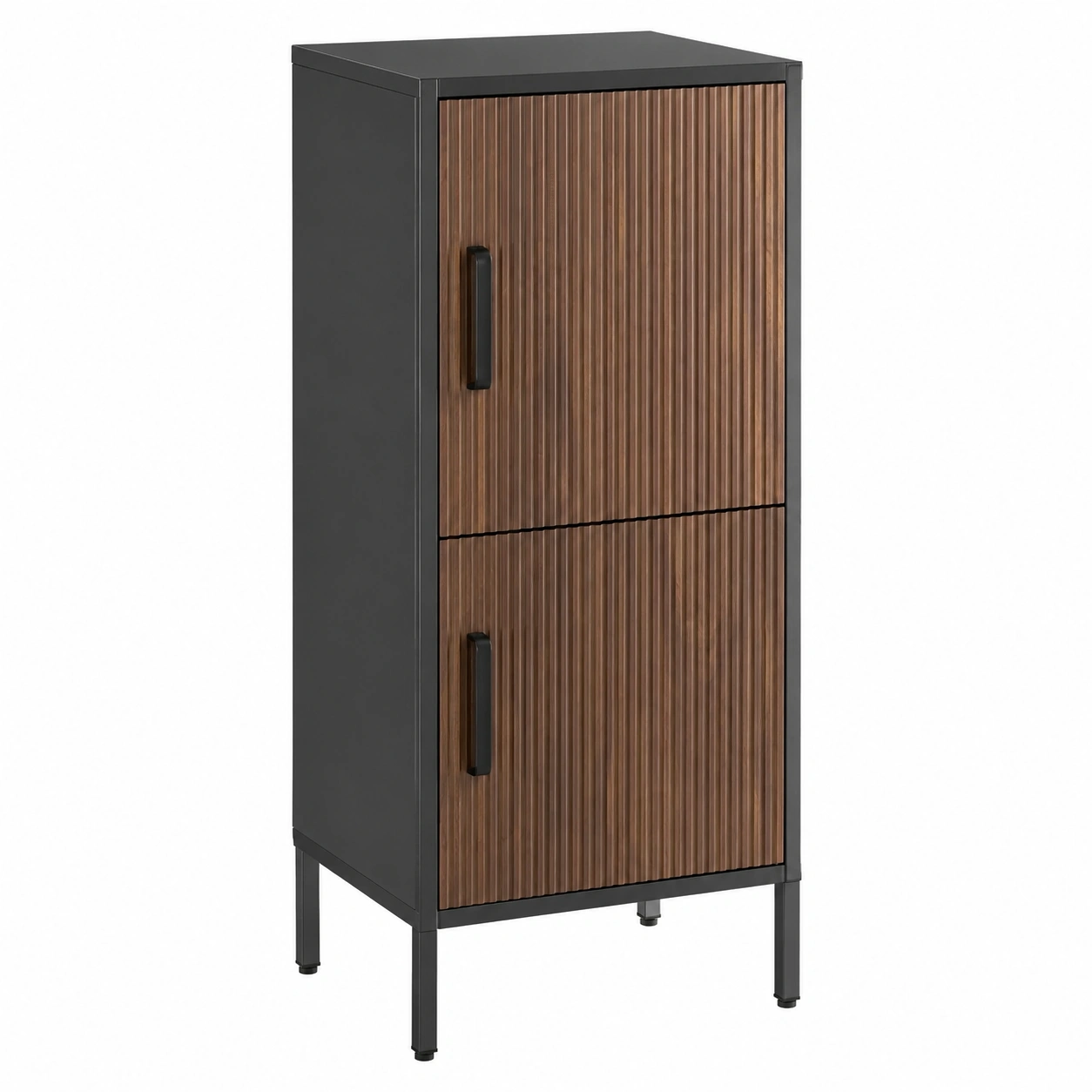 Gabinete auxiliar Negro y nogal moderno-woodvique