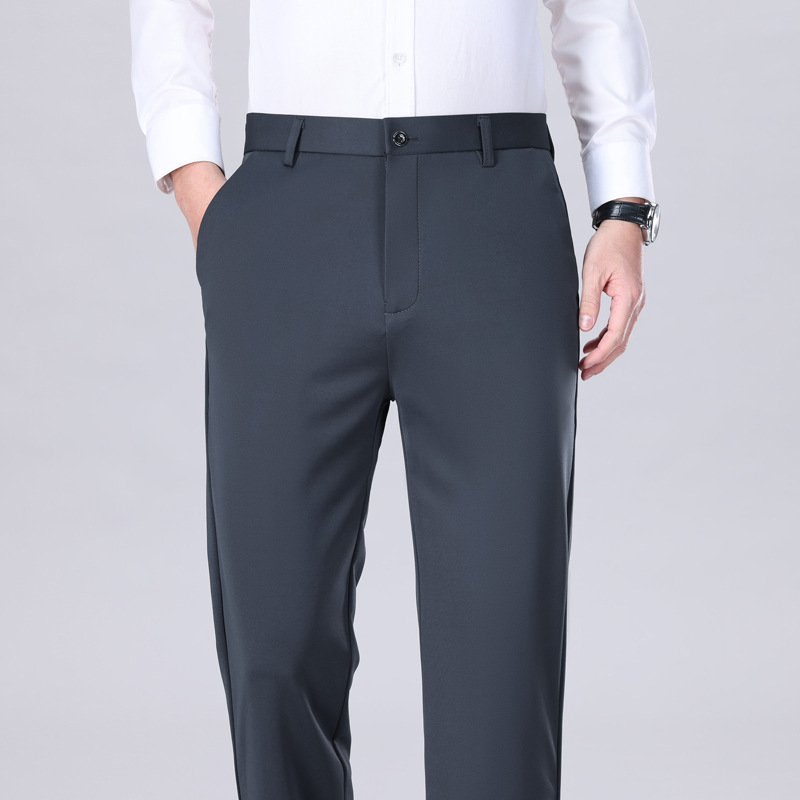 Men's Stretch Dress Trousers – 4-Way Stretch,Expandable Waist,  No Iron,Wrinkle-Free for Casual & Office---Buy 2 Get 15% Off & Free Shipping!