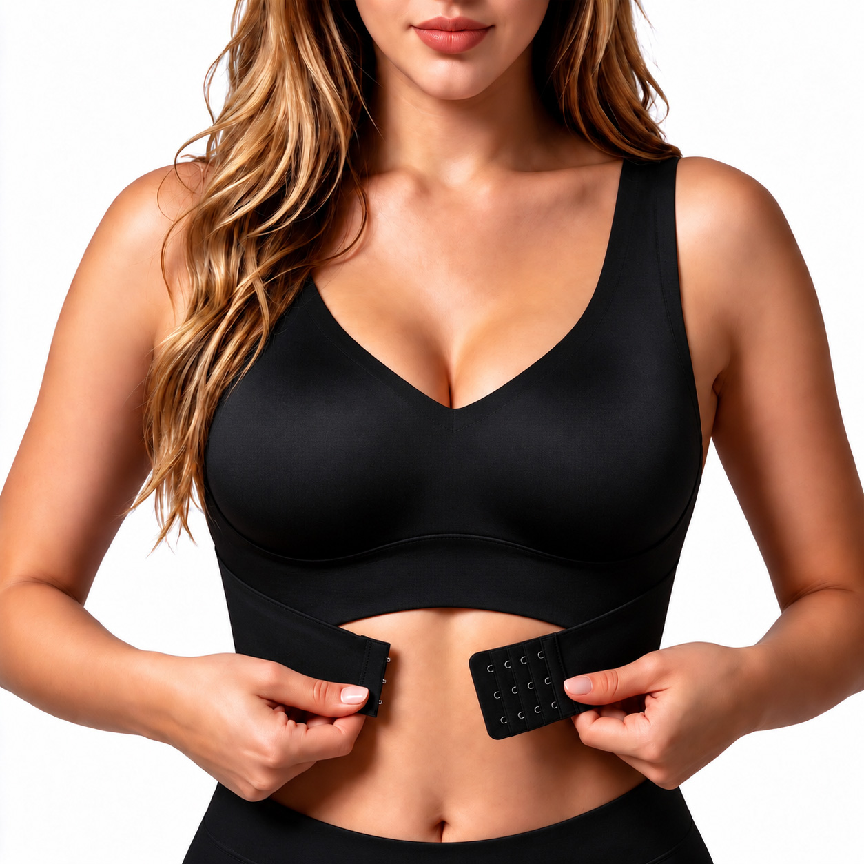 Women’s Front Fastening Posture Bra – Crisscross Back, Wireless Lift, Seamless Cups, Wide Side Support---Buy 2 Get 15% Off & Free Shipping!