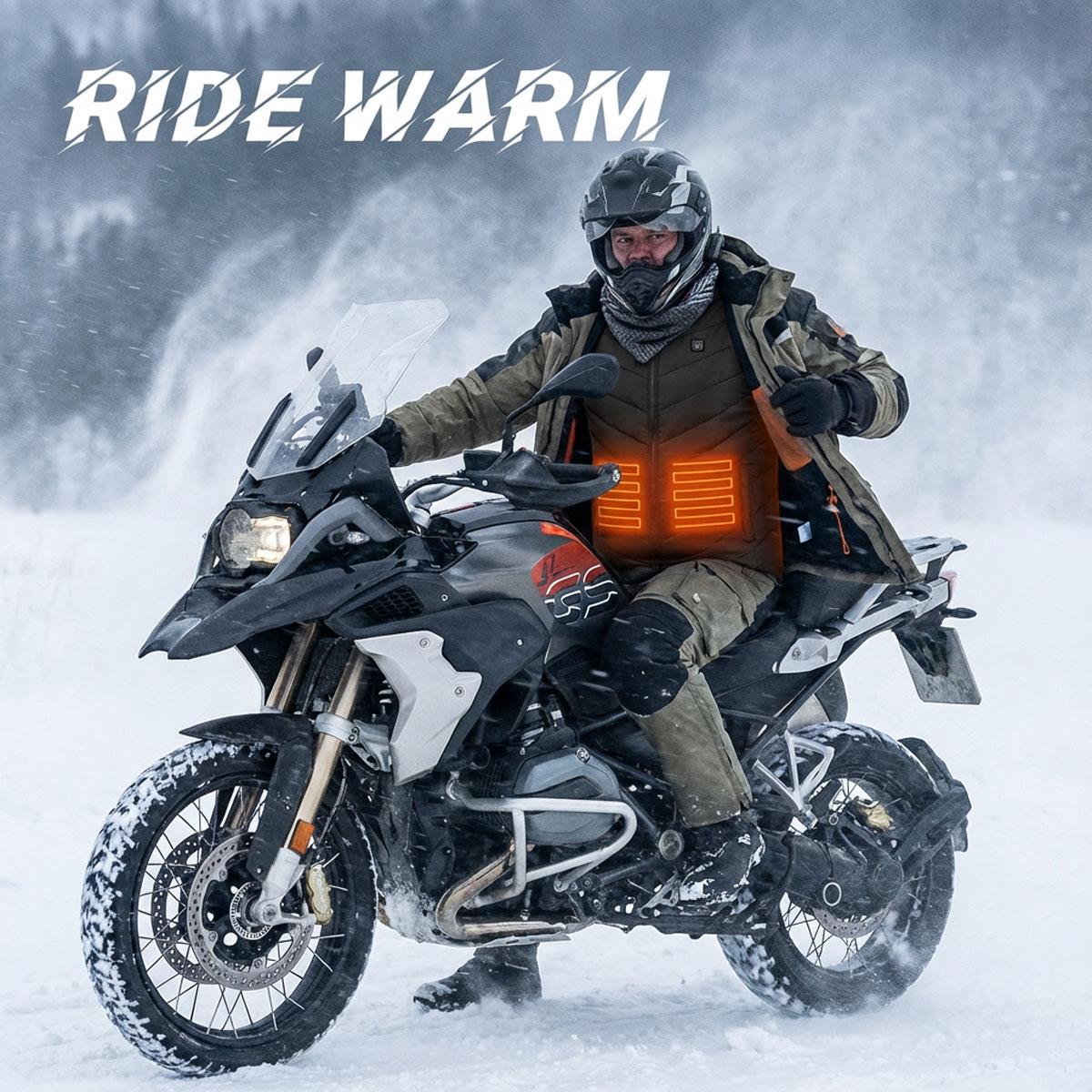 Unisex Heated Gilet with 9 Heating Zones – USB Charging, 3 Heat Settings, Lightweight, Washable Thermal Vest for Hiking & Camping---Buy 2 Get 15% Off & Free Shipping!