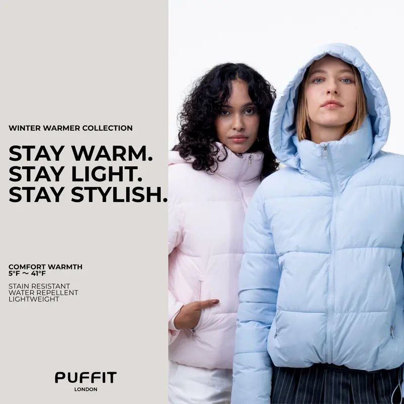 Women’s Short Puffer Jacket – Removable Hood, Faux Fur Lining Option, Zip Pockets, Warm Quilted Coat for Winter---Buy 2 Get 15% Off & Free Shipping!
