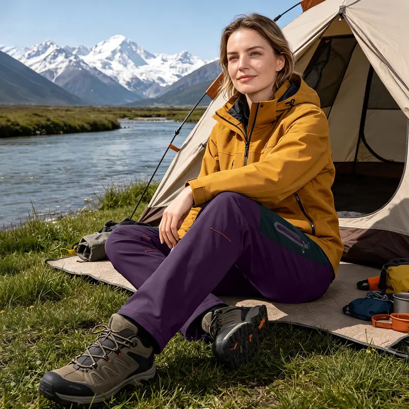 Women’s Waterproof Fleece-Lined Snow Pants – High Waist, Insulated, Breathable Ski & Hiking Trousers---Buy 2 Get 15% Off & Free Shipping!