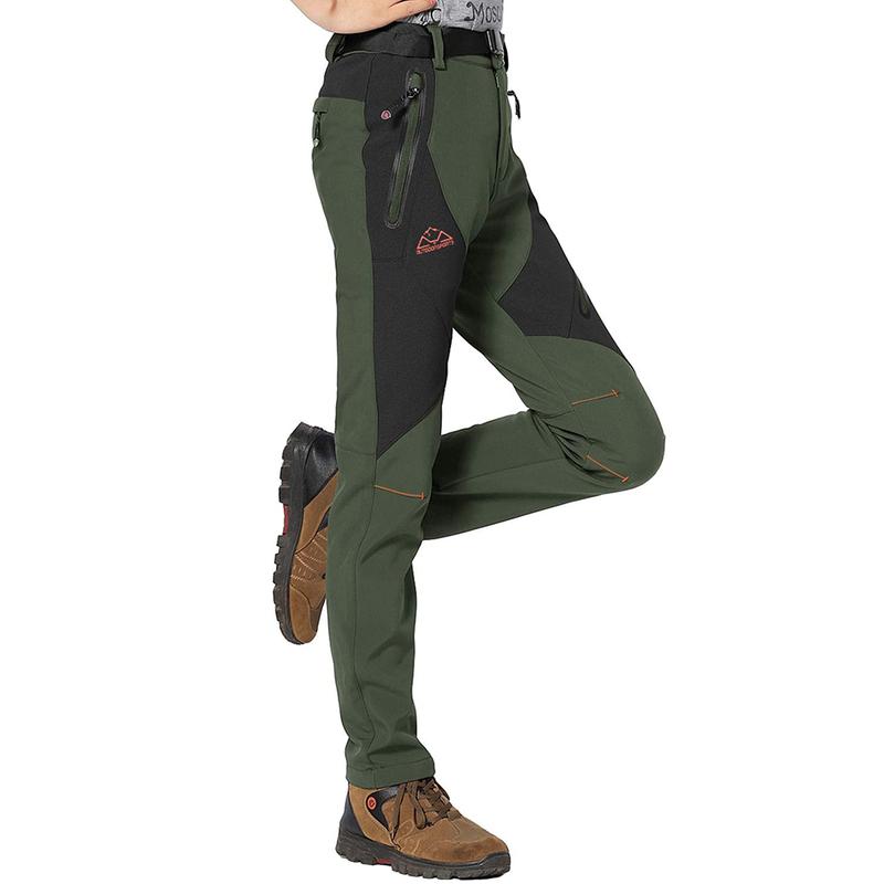 Women’s Waterproof Fleece-Lined Snow Pants – High Waist, Insulated, Breathable Ski & Hiking Trousers---Buy 2 Get 15% Off & Free Shipping!