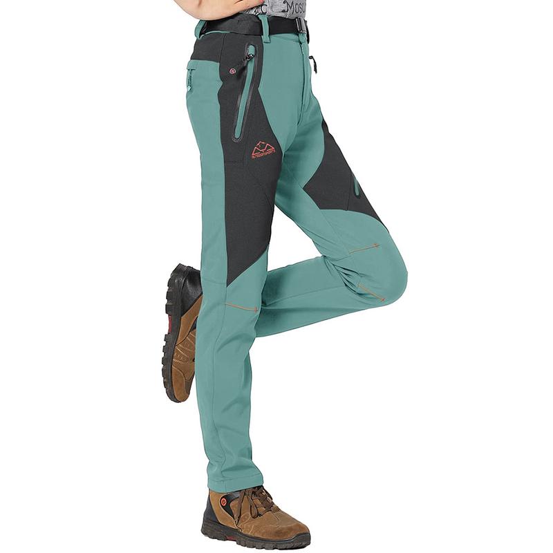 Women’s Waterproof Fleece-Lined Snow Pants – High Waist, Insulated, Breathable Ski & Hiking Trousers---Buy 2 Get 15% Off & Free Shipping!