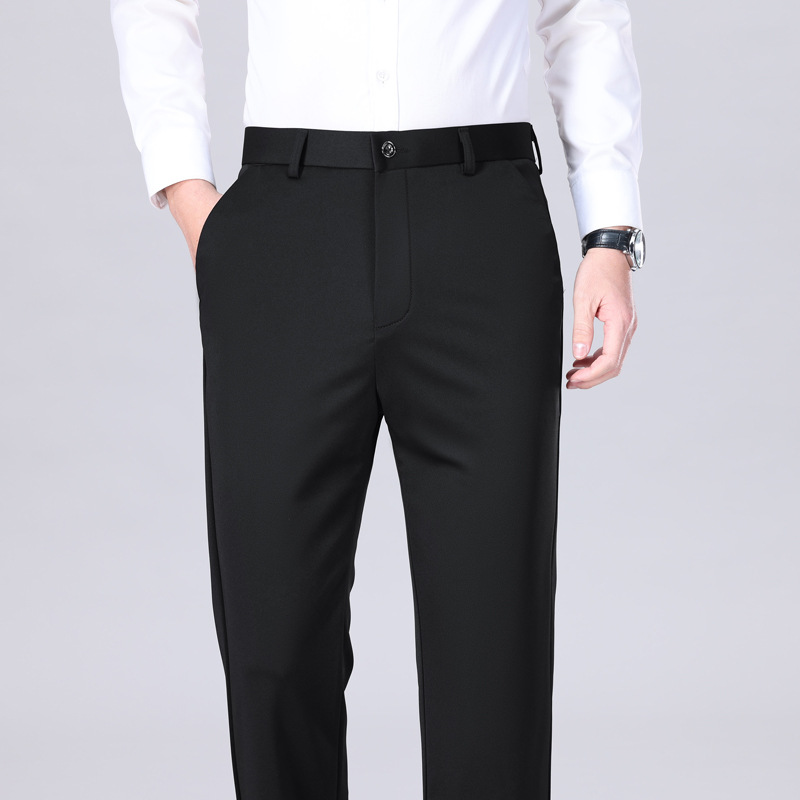 Men's Stretch Dress Trousers – 4-Way Stretch,Expandable Waist,  No Iron,Wrinkle-Free for Casual & Office---Buy 2 Get 15% Off & Free Shipping!