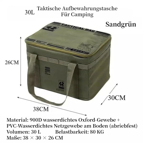 🔥 Bestseller – 49 % Rabatt 🔥 Großer faltbarer Outdoor-Aufbewahrungsbeutel – wasserdicht, tragbar, ideal für Camping & Picknick