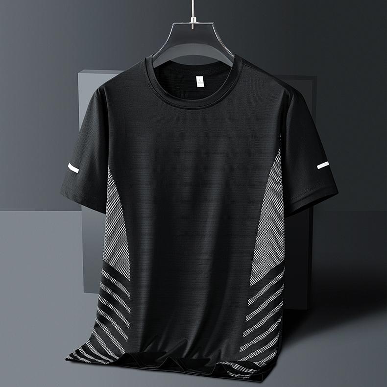 Herren Schnelltrocknende Kurzarm-T-Shirts – atmungsaktiv, Stretch, bedruckter Rundhals für Laufen, Fitness & Freizeit --- Kaufen Sie 5 und sichern Sie sich 50% Rabatt & kostenfreien Versand!