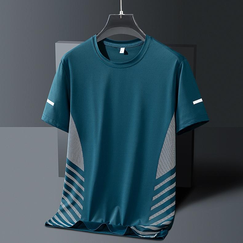 Herren Schnelltrocknende Kurzarm-T-Shirts – atmungsaktiv, Stretch, bedruckter Rundhals für Laufen, Fitness & Freizeit --- Kaufen Sie 5 und sichern Sie sich 50% Rabatt & kostenfreien Versand!