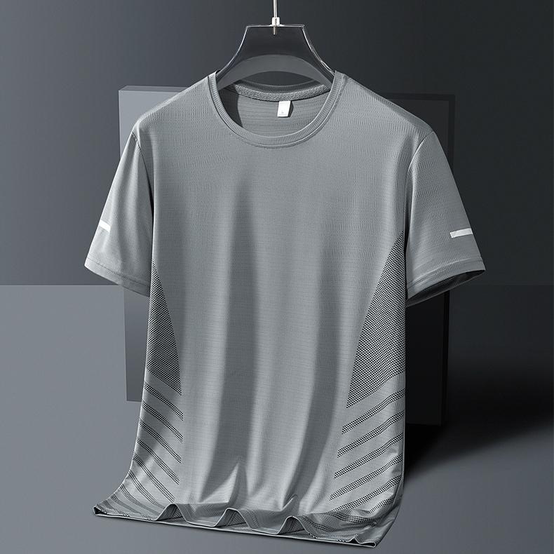 Herren Schnelltrocknende Kurzarm-T-Shirts – atmungsaktiv, Stretch, bedruckter Rundhals für Laufen, Fitness & Freizeit --- Kaufen Sie 5 und sichern Sie sich 50% Rabatt & kostenfreien Versand!