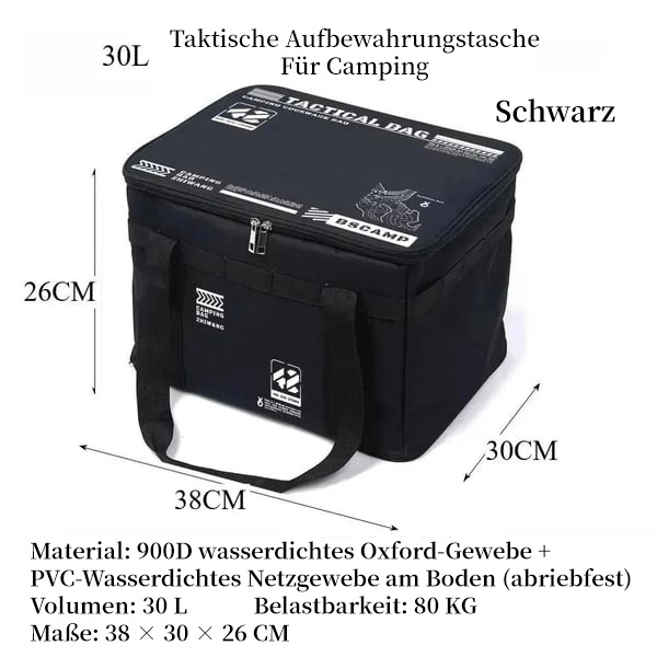 🔥 Bestseller – 49 % Rabatt 🔥 Großer faltbarer Outdoor-Aufbewahrungsbeutel – wasserdicht, tragbar, ideal für Camping & Picknick