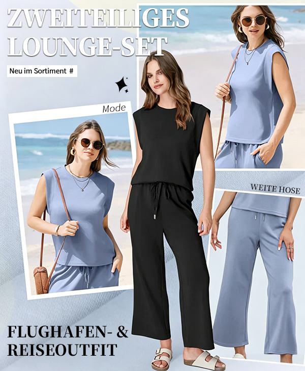 💕Hot Sale  60% OFF🔥New Women's  Sleeveless Top & Wide-Leg Pants Set