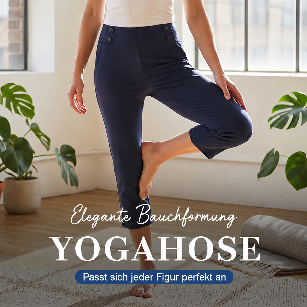 🌺 Sommer-Sale – 65 % Rabatt 👖✨ Elegante Bauchkontroll-Yogahose