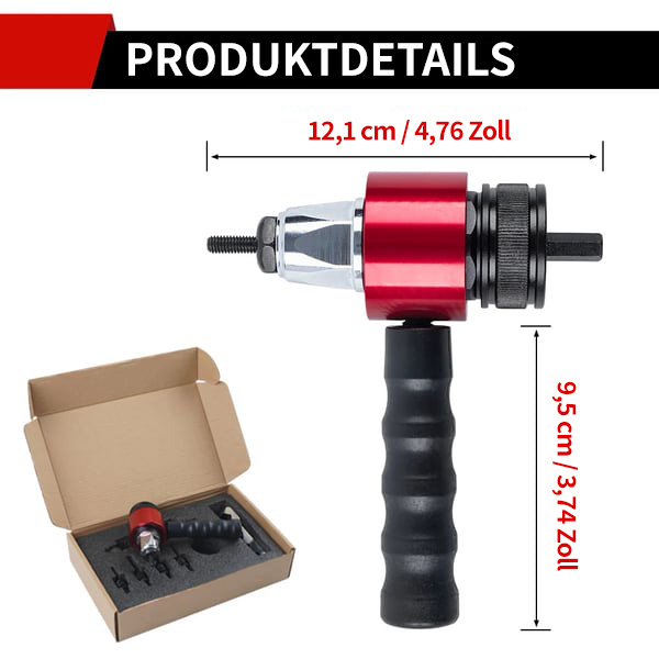 M3-M8 Elektrischer Nietmuttern-Adapter-Satz