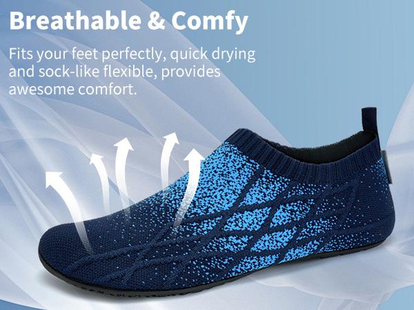 WateLves Barefoot Shoes for Women Men Travel Slippers Socks House Shoes, Yoga ,travel essentials, Quick-Dry Aqua Socks for Beach Swim Pilates,camping essentials#sohochic