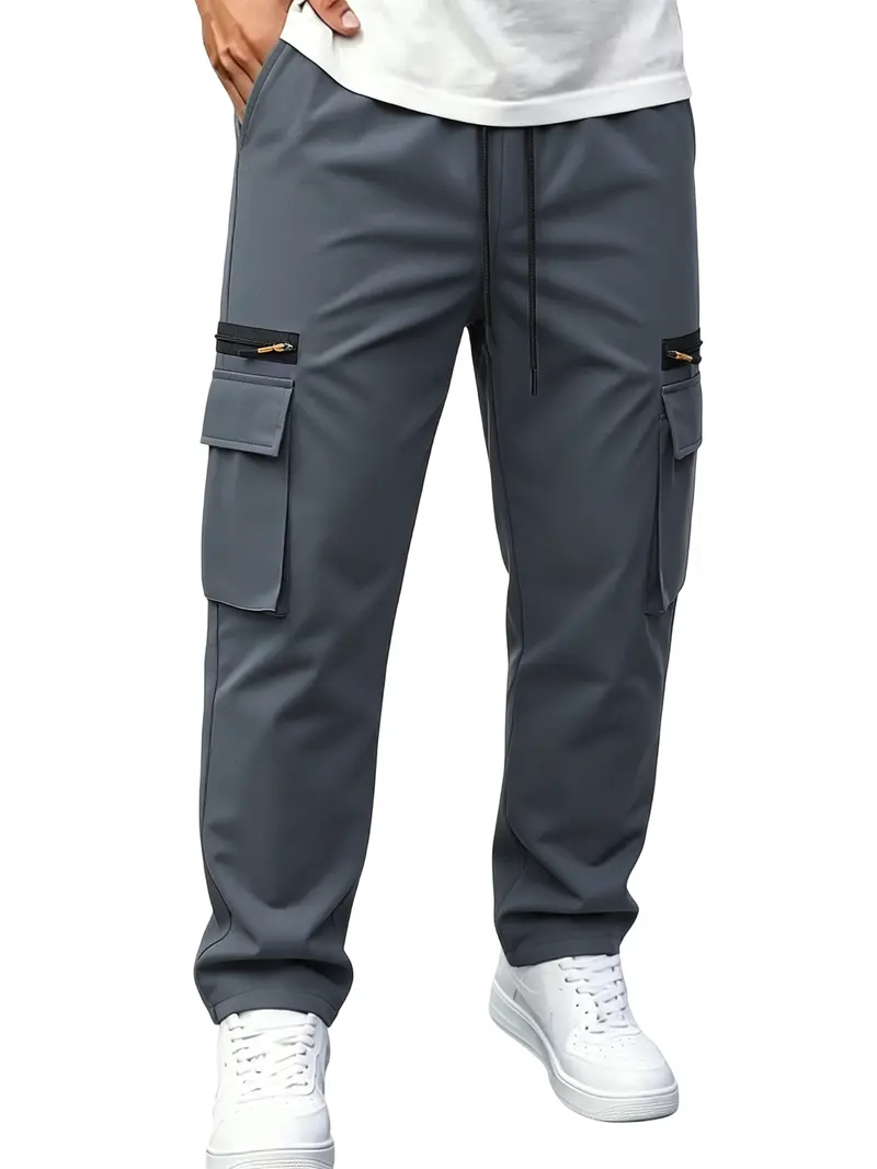 Herren Schnelltrocknende Cargohose – elastischer Bund, wasserabweisend, atmungsaktiv, mit vielen Taschen für Outdoor & Alltag --- Kaufen Sie 2 und sichern Sie sich 15% Rabatt & kostenfreien Versand!