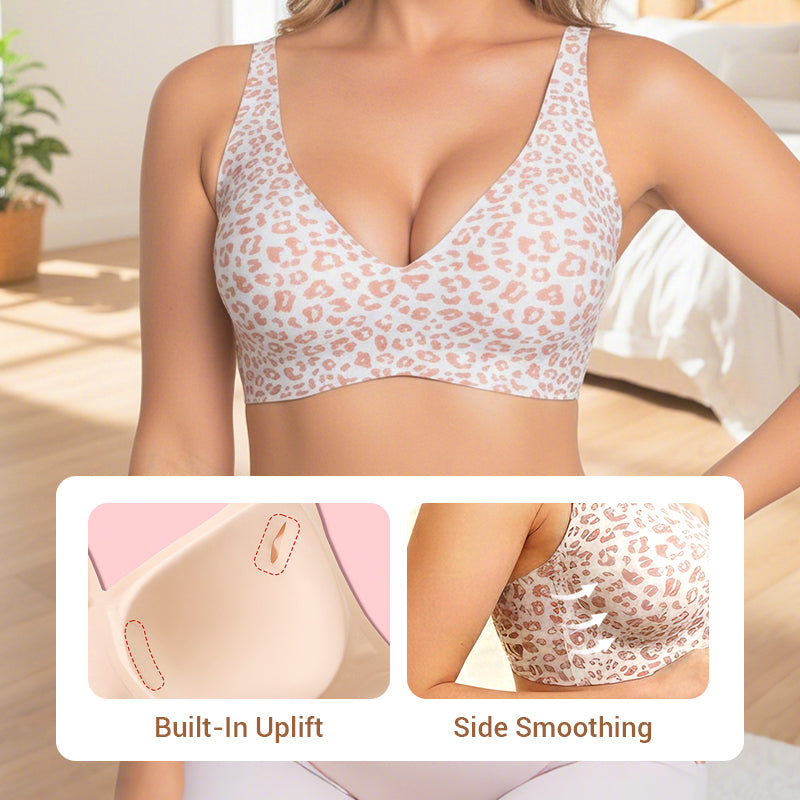 💗 Letzter Tag Sale – 50% Rabatt ⚡ Über 50.000 verkauft!! 💕 Jelly Wireless Damen-BH – bequemer Push-Up-Bralette, nahtloser T-Shirt-BH, tief ausgeschnitten für den Alltag