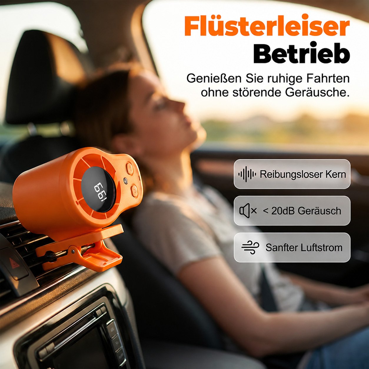 🔥HEISSER SALE – 50% RABATT🔥 Freihändiger persönlicher Kühlventilator mit LED-Display
