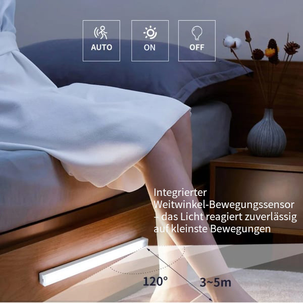 🎁 Nur heute: 60 % Rabatt 💡 Kabellose LED-Sensorleuchte mit Magnetbefestigung – ohne Bohren