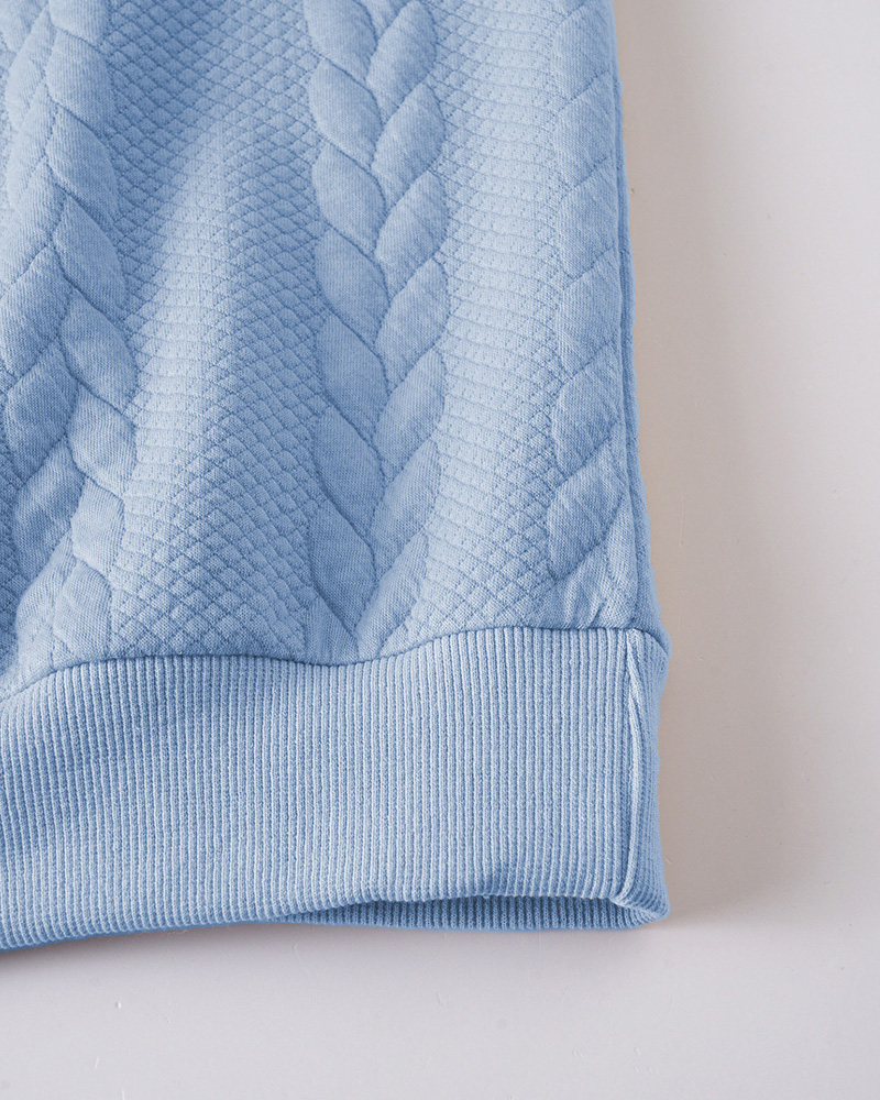 Herren Gestrickter Half-Zip-Pullover – Zopfmuster, tailliert, schlicht, zeitlos-elegant für Herbst & Winter --- Kaufen Sie 2 und sichern Sie sich 15% Rabatt & kostenfreien Versand!