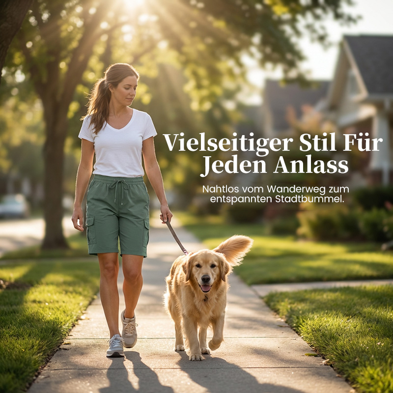 Damen Quick-Dry Cargo-Shorts mit Taschen | UPF 50+ & verstellbare Passform – 2 kaufen, 15 % Rabatt + kostenloser Versand
