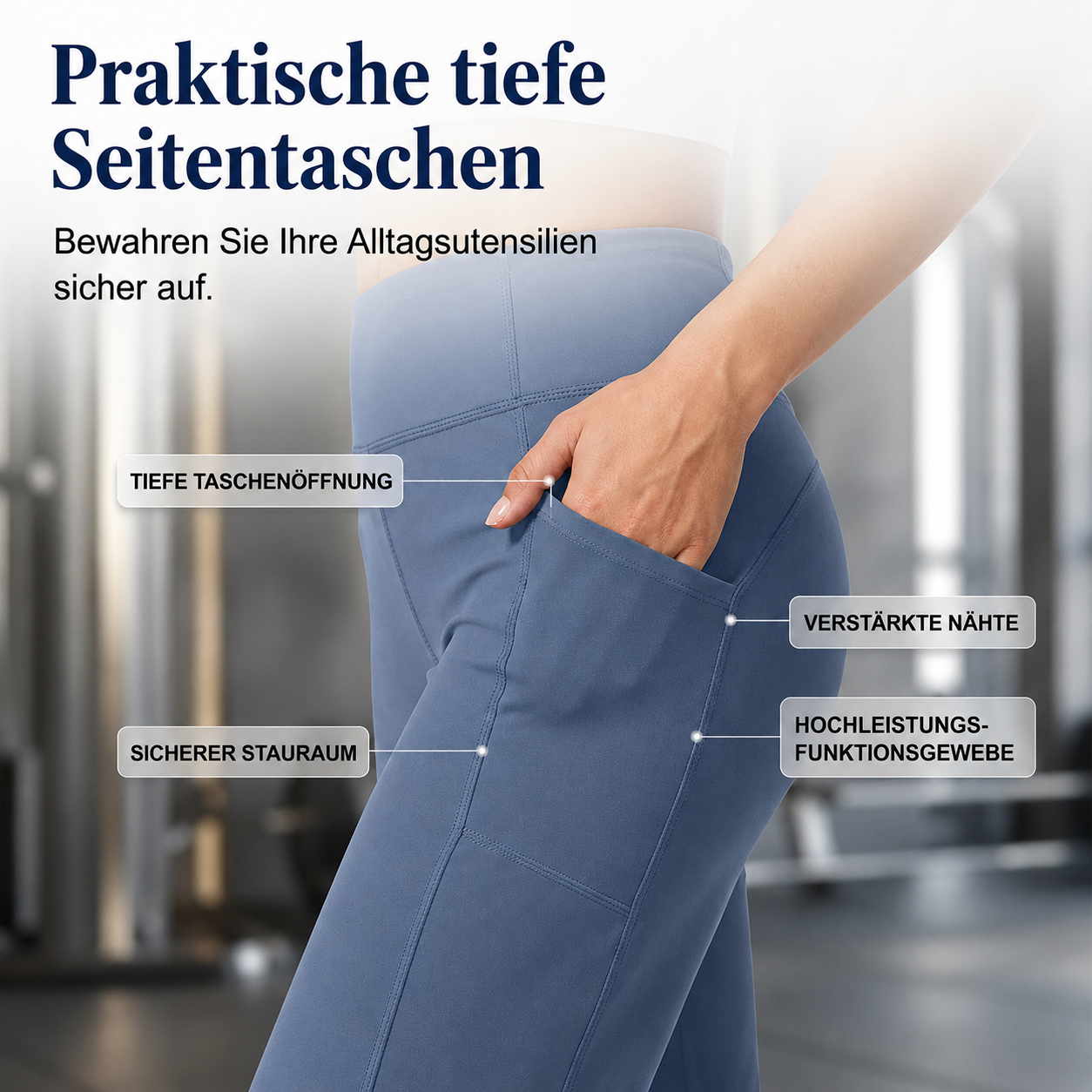 🌺 Sommer-Sale – 65 % Rabatt 👖✨ Elegante Bauchkontroll-Yogahose