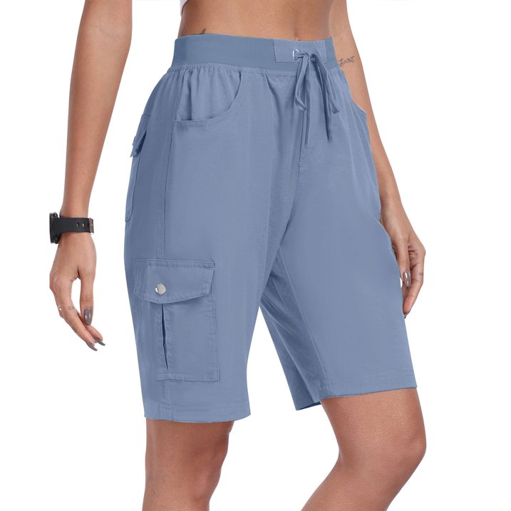Damen Quick-Dry Cargo-Shorts mit Taschen | UPF 50+ & verstellbare Passform – 2 kaufen, 15 % Rabatt + kostenloser Versand