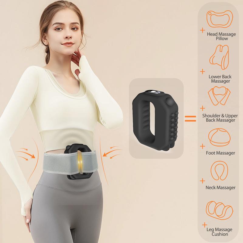 Tragbares Vibrationsmassagegerät – Kabellos, 6 Intensitätsstufen für Nacken & Schultern