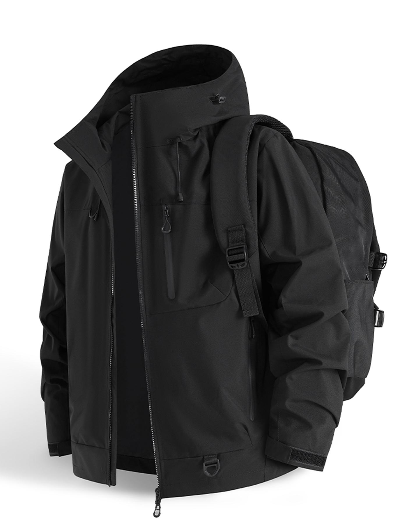 Unisex Kapuzen-Wasserjacke – winddicht, atmungsaktiv, mit mehreren Taschen, tailliert zum Schichten, für das deutsche Regenwetter --- Kaufen Sie 2 und sichern Sie sich 15% Rabatt & kostenfreien Versand!