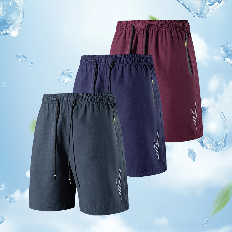 Herren Schnelltrocknende Shorts mit Reißverschlusstaschen – lockere Passform, atmungsaktiv, Mehrfachpack für den aktiven Sommer --- Kaufen Sie 5 und sichern Sie sich 50% Rabatt & kostenfreien Versand!