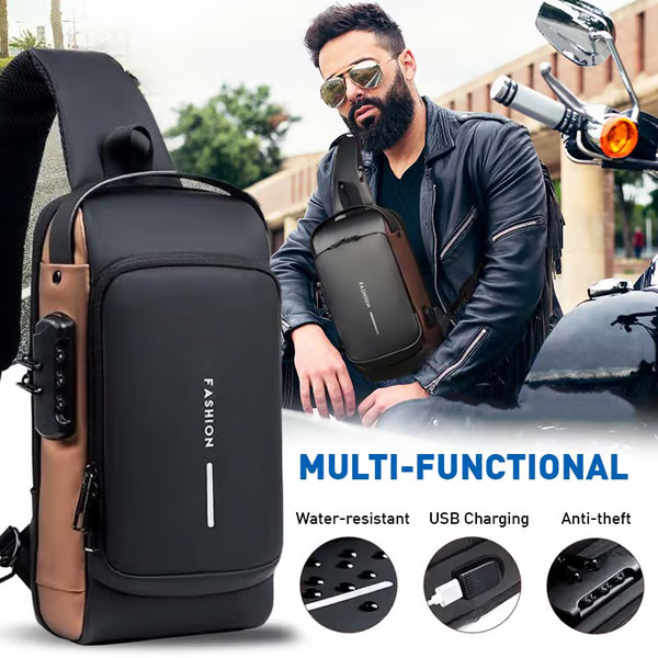 🎒 50% RABATT! 🔥 Sporttragetasche mit USB-Ladefunktion – Diebstahlsicher, praktisch & leicht – Perfekt für Reisen, Pendeln & Outdoor-Aktivitäten ⚡