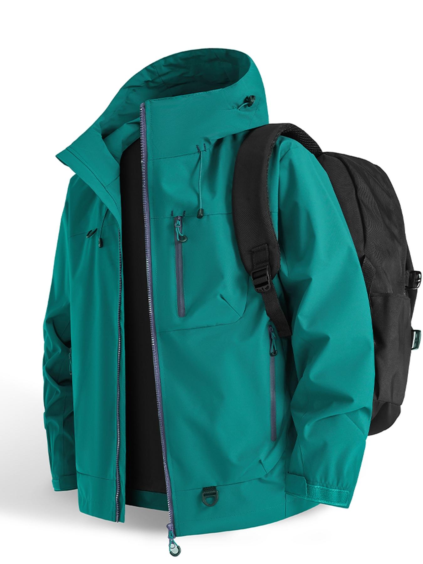 Unisex Kapuzen-Wasserjacke – winddicht, atmungsaktiv, mit mehreren Taschen, tailliert zum Schichten, für das deutsche Regenwetter --- Kaufen Sie 2 und sichern Sie sich 15% Rabatt & kostenfreien Versand!